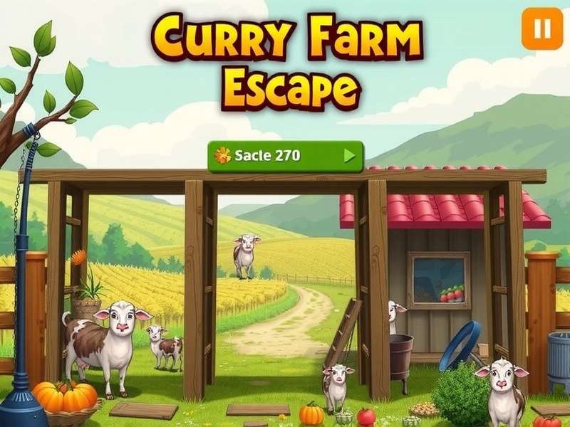 Example Puzzle from Curry Farm Escape Curry Farm Escape Puzzle Example